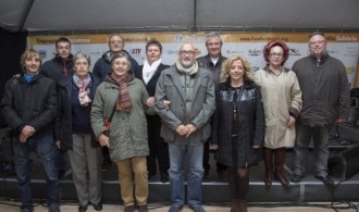 Miembros de Fundación Phi y del Ayuntamiento de Puçol, entre quienes se encontraba la Sra. Alcaldesa, Dª Merche Sanchís
